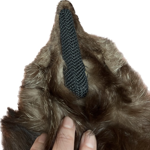 Genuine SILVER FOX FUR STOLE. - Picture 6 of 9